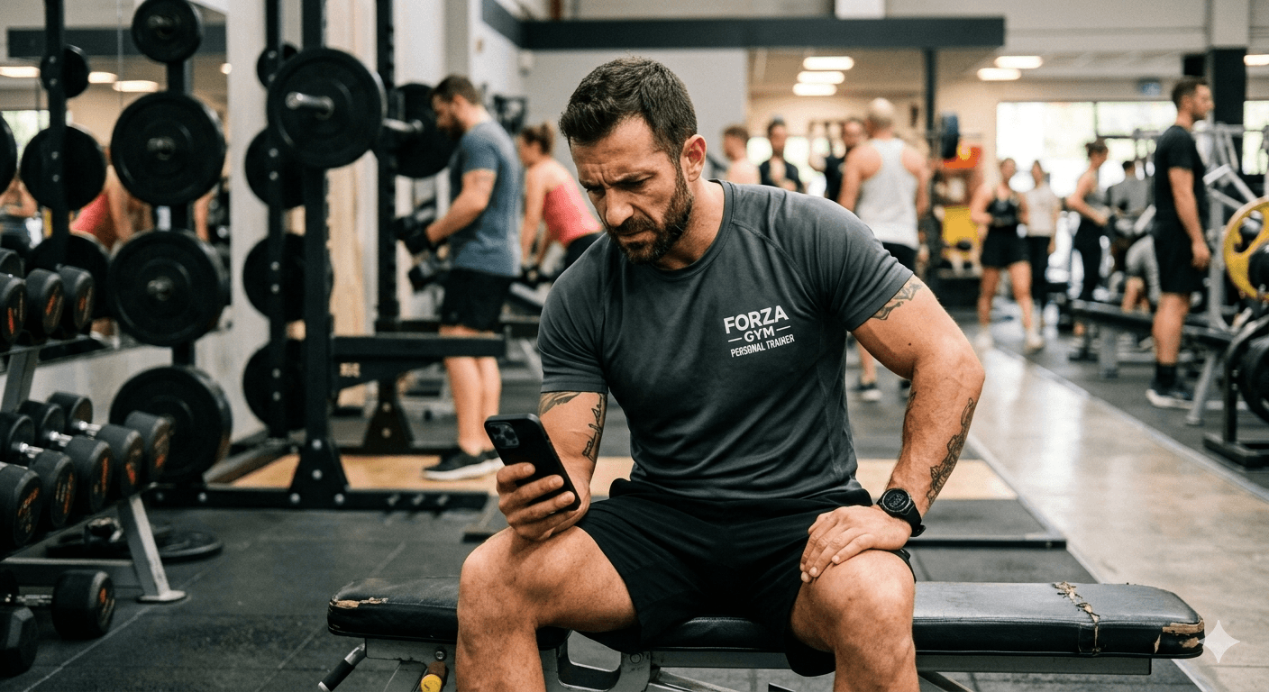 Personal trainer stressato